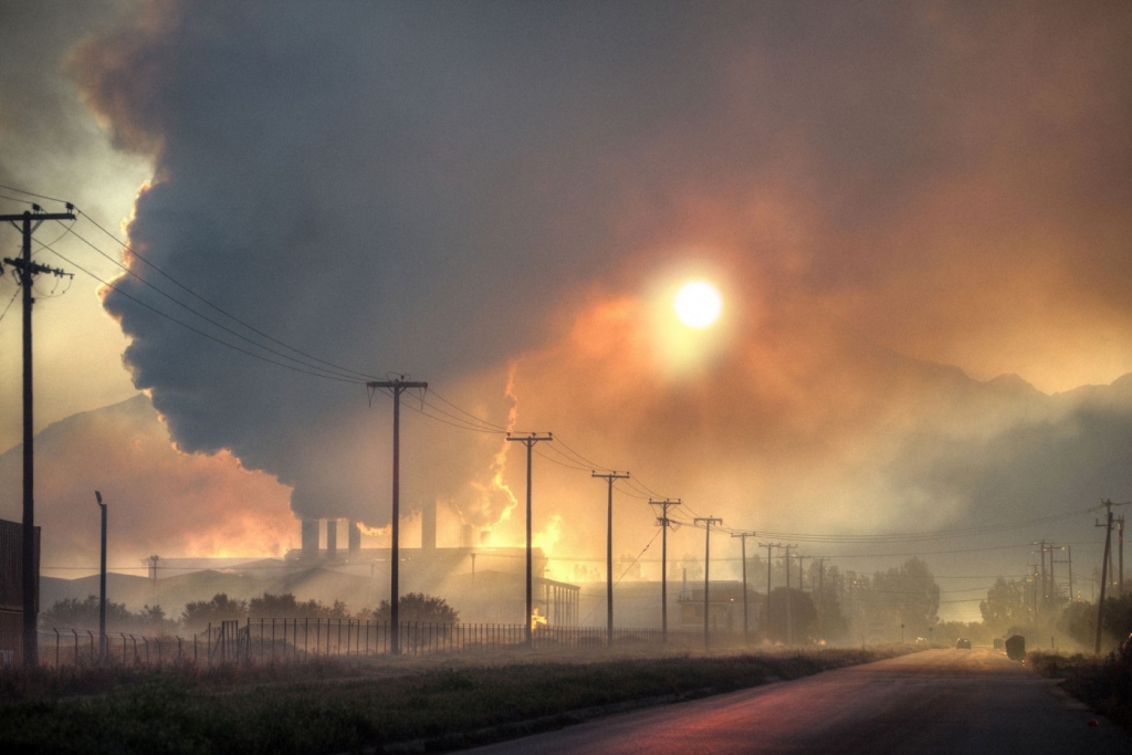 Pollution in the skies