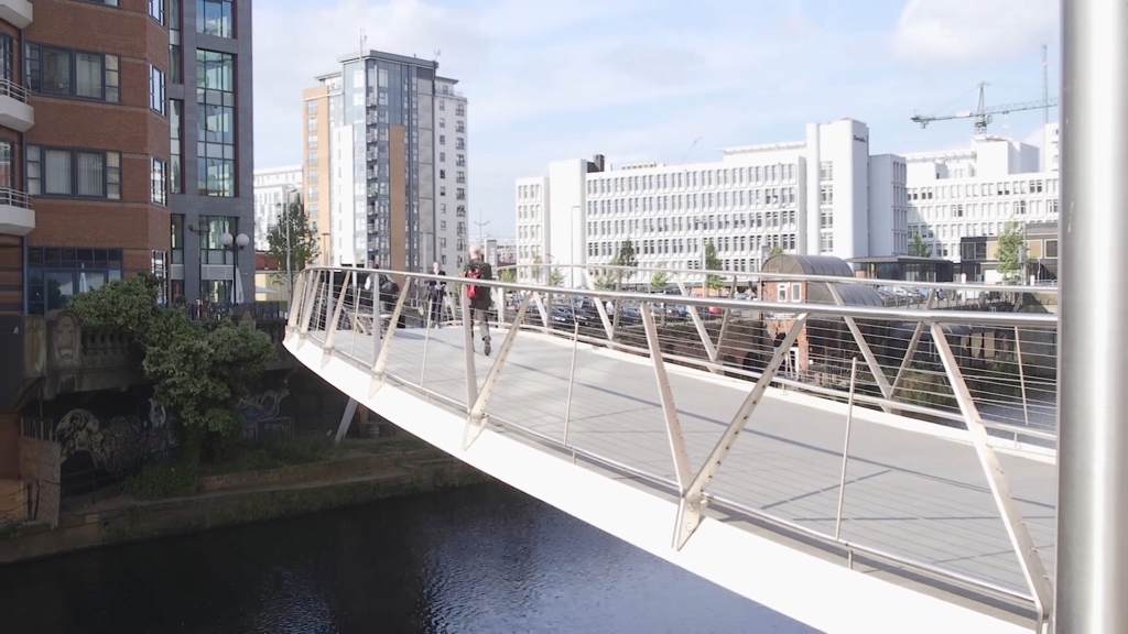 Apartment buildings in Salford